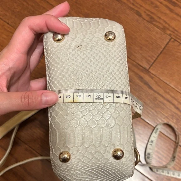 Cream Mini adjustable Backpack - David Jones - Picture 8 of 8